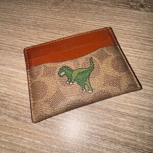 COACH DINOSAUR CARD CASE